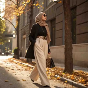 شلوار گشاد زنانه پاییزی ۲۰۲۵