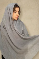 شال طوسی ساده و مینیمال